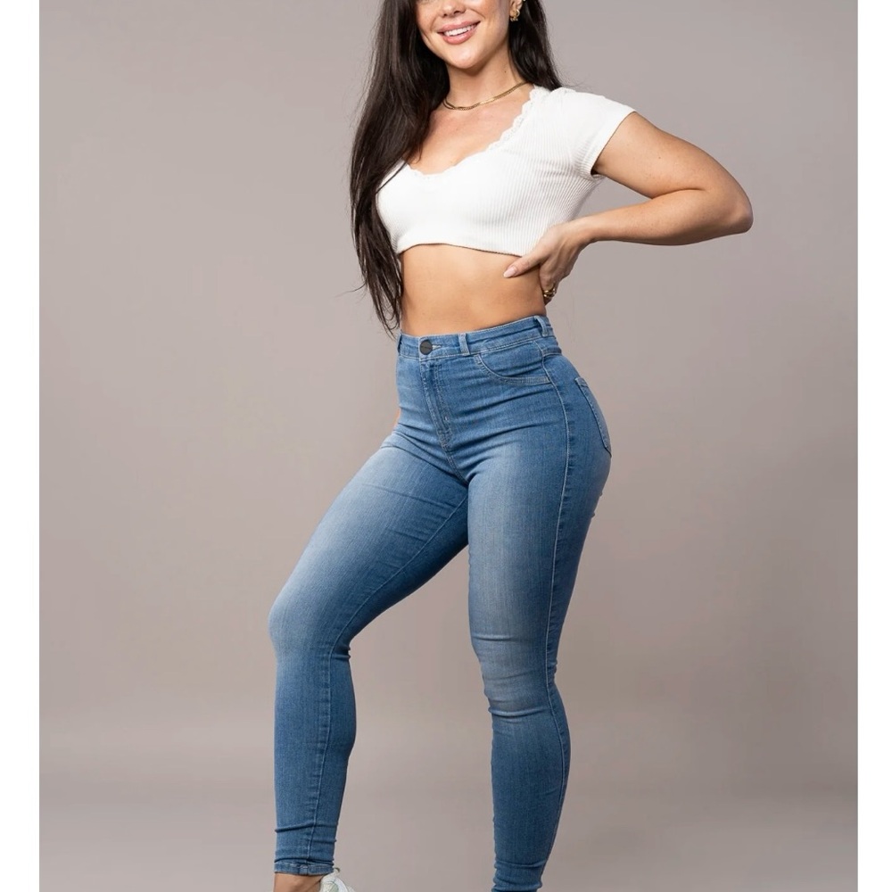 FitJeans Contour - Arctic Light Blue (Long Length)
